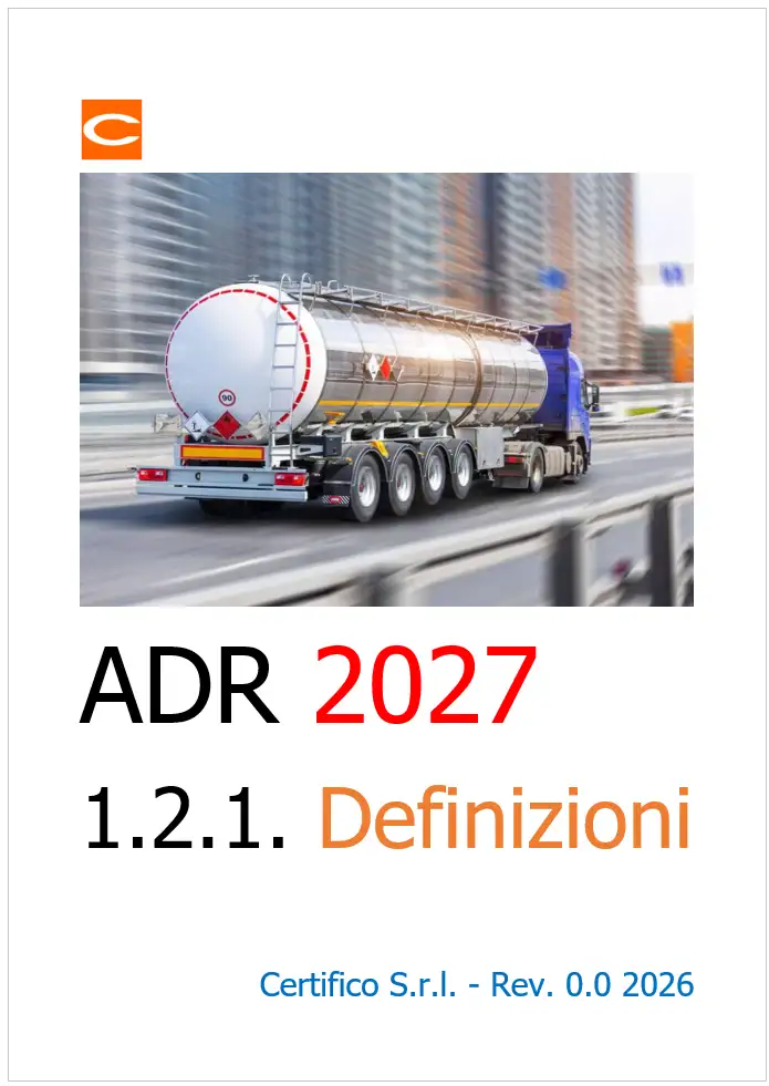 ADR 2027 | Definizioni (sezione 1.2.1)